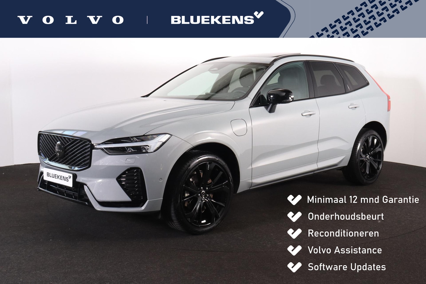 Volvo XC60 - T6 Recharge AWD Plus Black Edition - Panorama/schuifdak - IntelliSafe Assist & Surround - - AutoWereld.nl