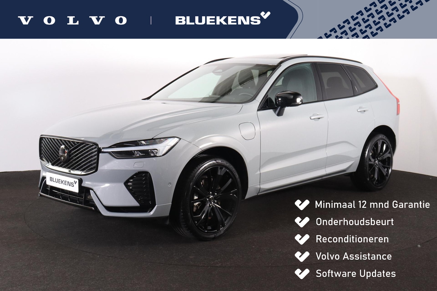 Volvo XC60 - T6 Recharge AWD Plus Black Edition - Panorama/schuifdak - IntelliSafe Assist & Surround - - AutoWereld.nl