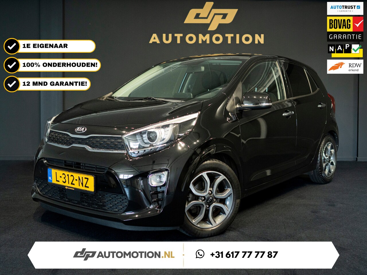 Kia Picanto - 1.0 DPi DynamicPlusLine/Keyless/Cam/Nav/Cruise/1e Eig/Dealeronderhouden - AutoWereld.nl
