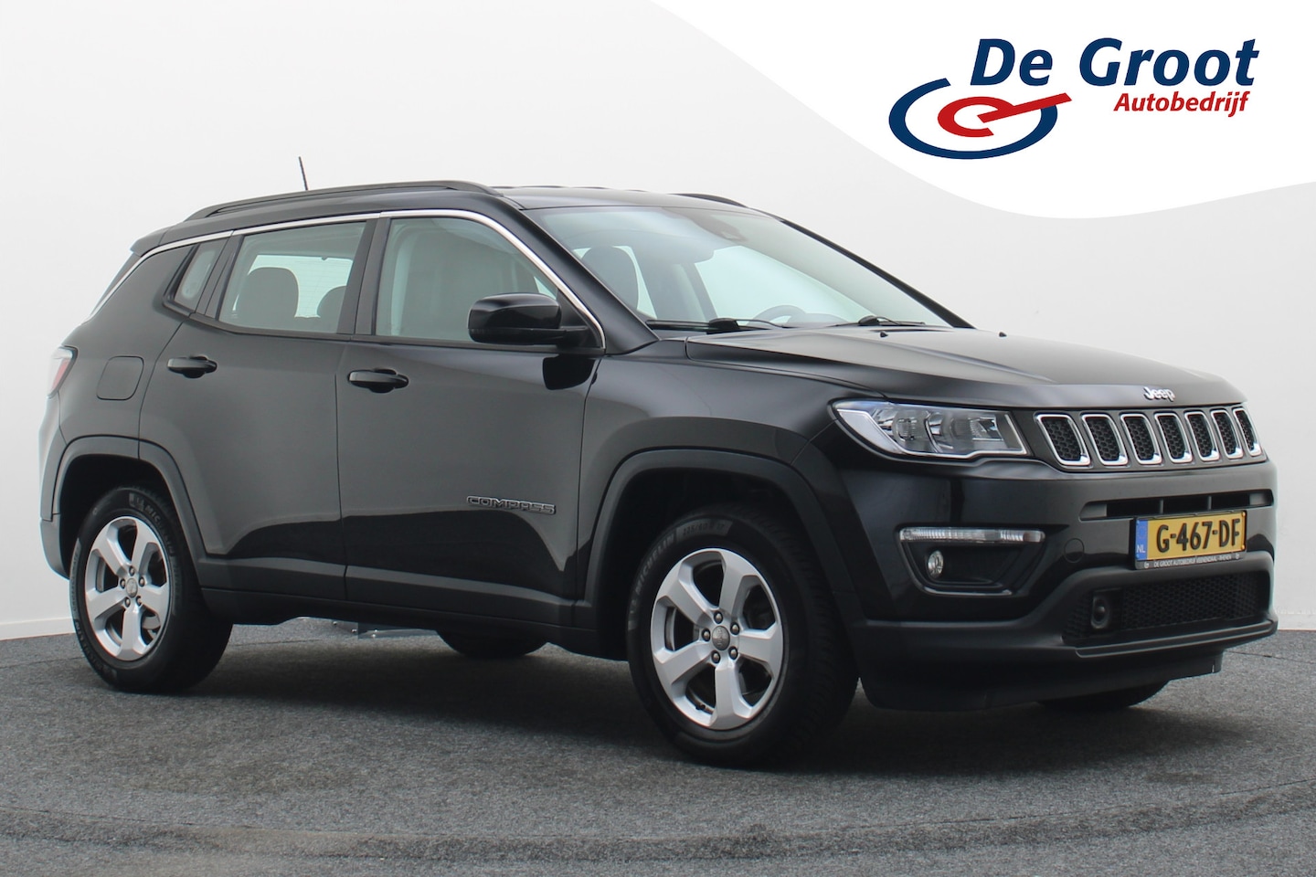Jeep Compass - 1.4 MultiAir Longitude Leder/Stof, Apple Carplay, Camera, Cruise, Climate, DAB, PDC, 17'' - AutoWereld.nl