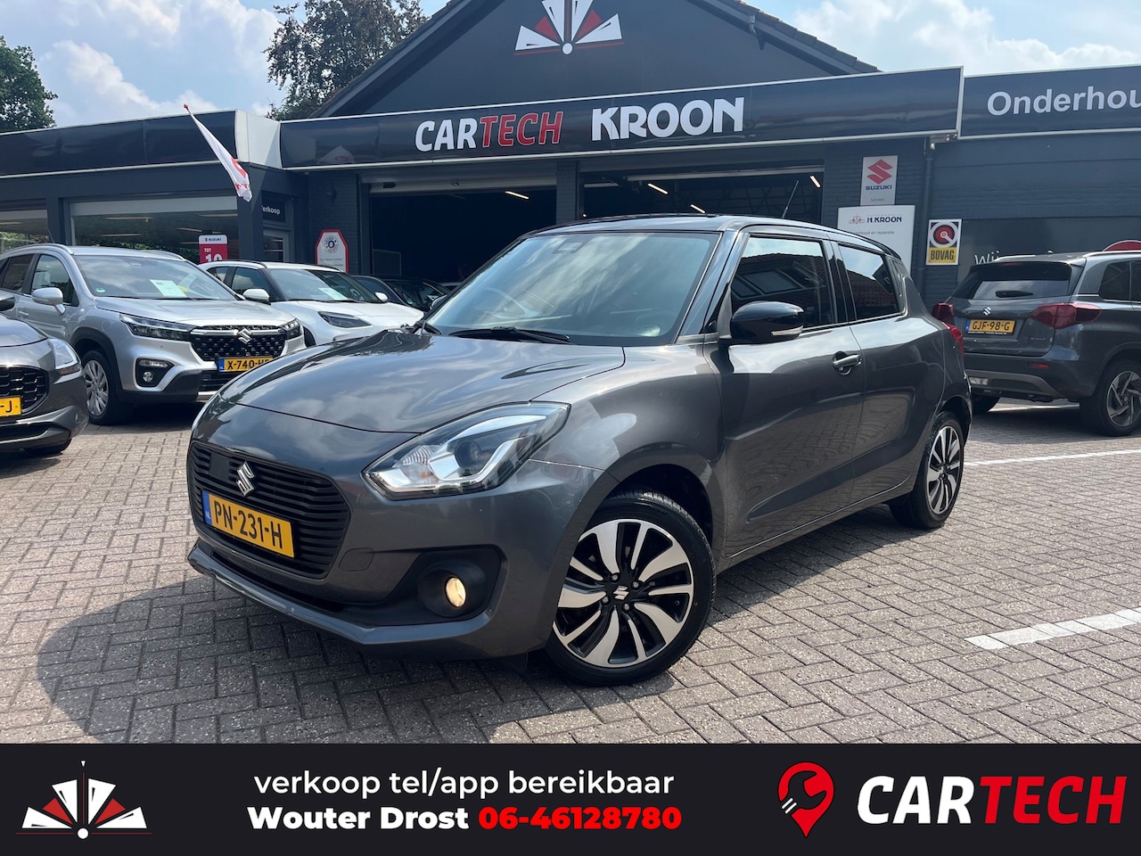 Suzuki Swift - 1.2 Stijl Automaat Navgatie, 8.000 km ! - AutoWereld.nl
