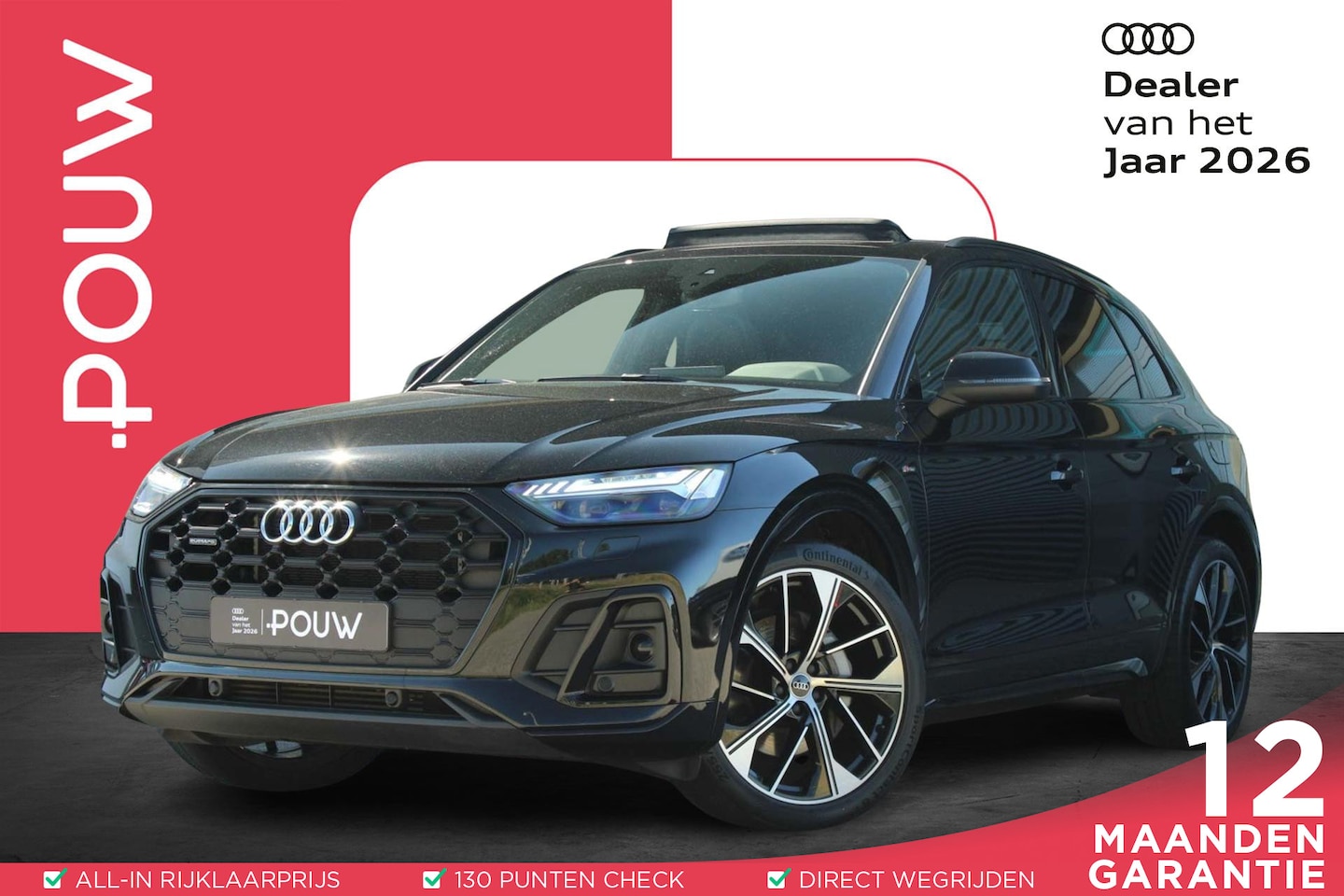 Audi Q5 - 50 TFSIe 299pk S edition | Panoramadak | Trekhaak | 3-Zone Airco | Ambiance Verlichting | - AutoWereld.nl