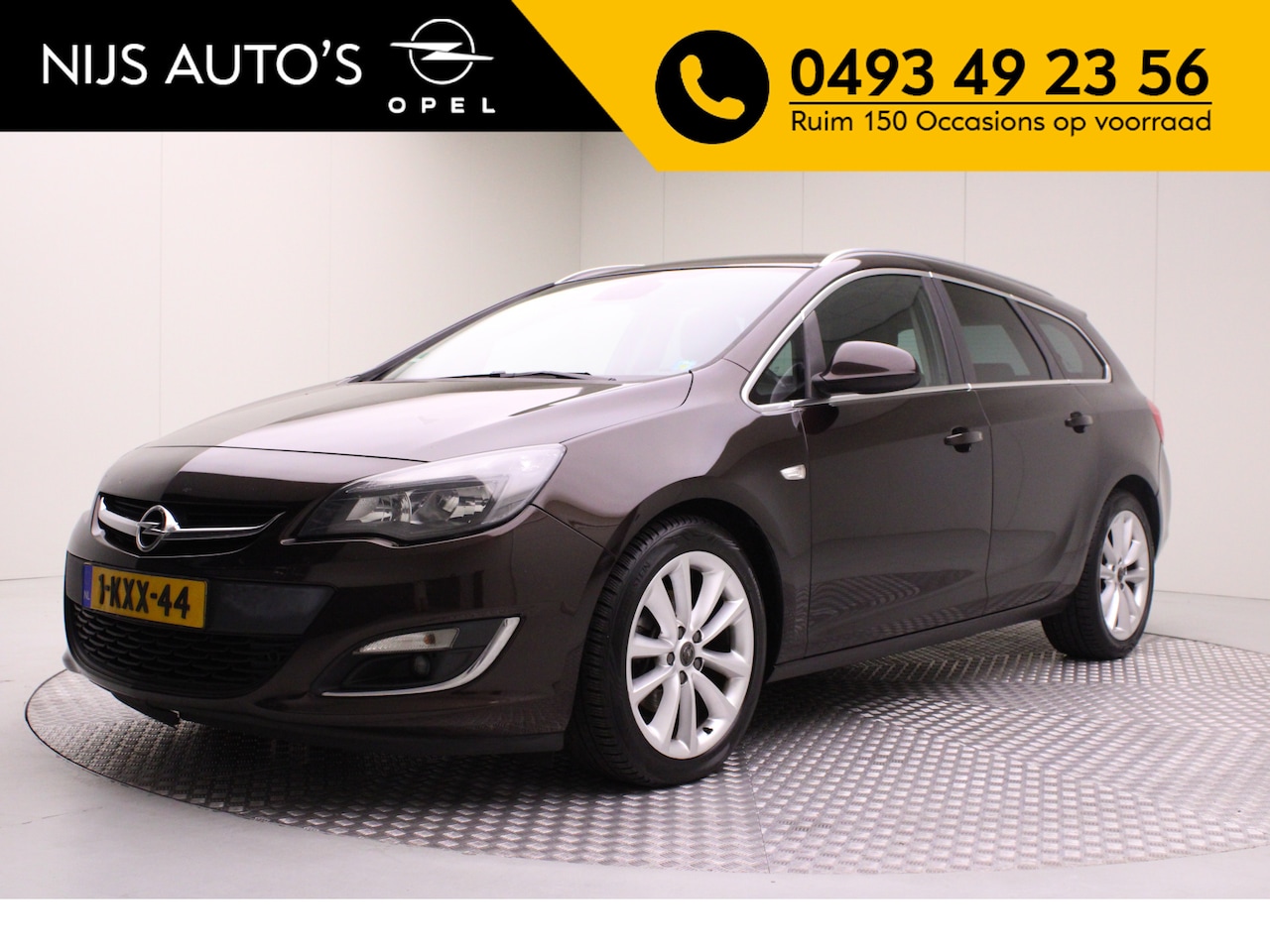 Opel Astra Sports Tourer - 1.7 CDTi S/S Cosmo | trekhaak | pdc achter | lederen bekleding | navi | cruise control - AutoWereld.nl