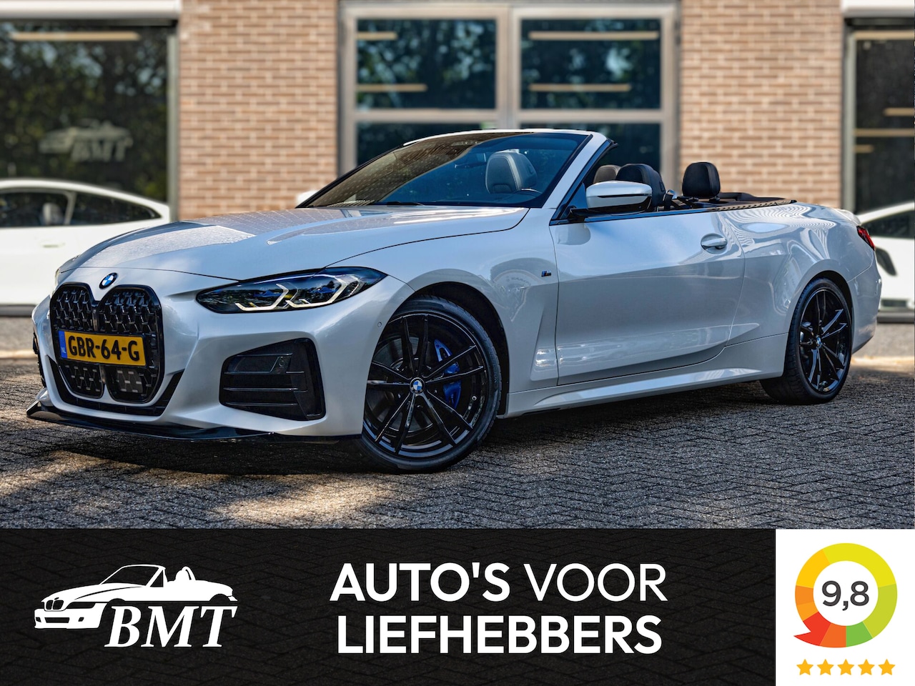 BMW 4-serie Cabrio - M440i G23 xDrive High Executive / Head-Up / Laser / HK / 360 / Vol - AutoWereld.nl