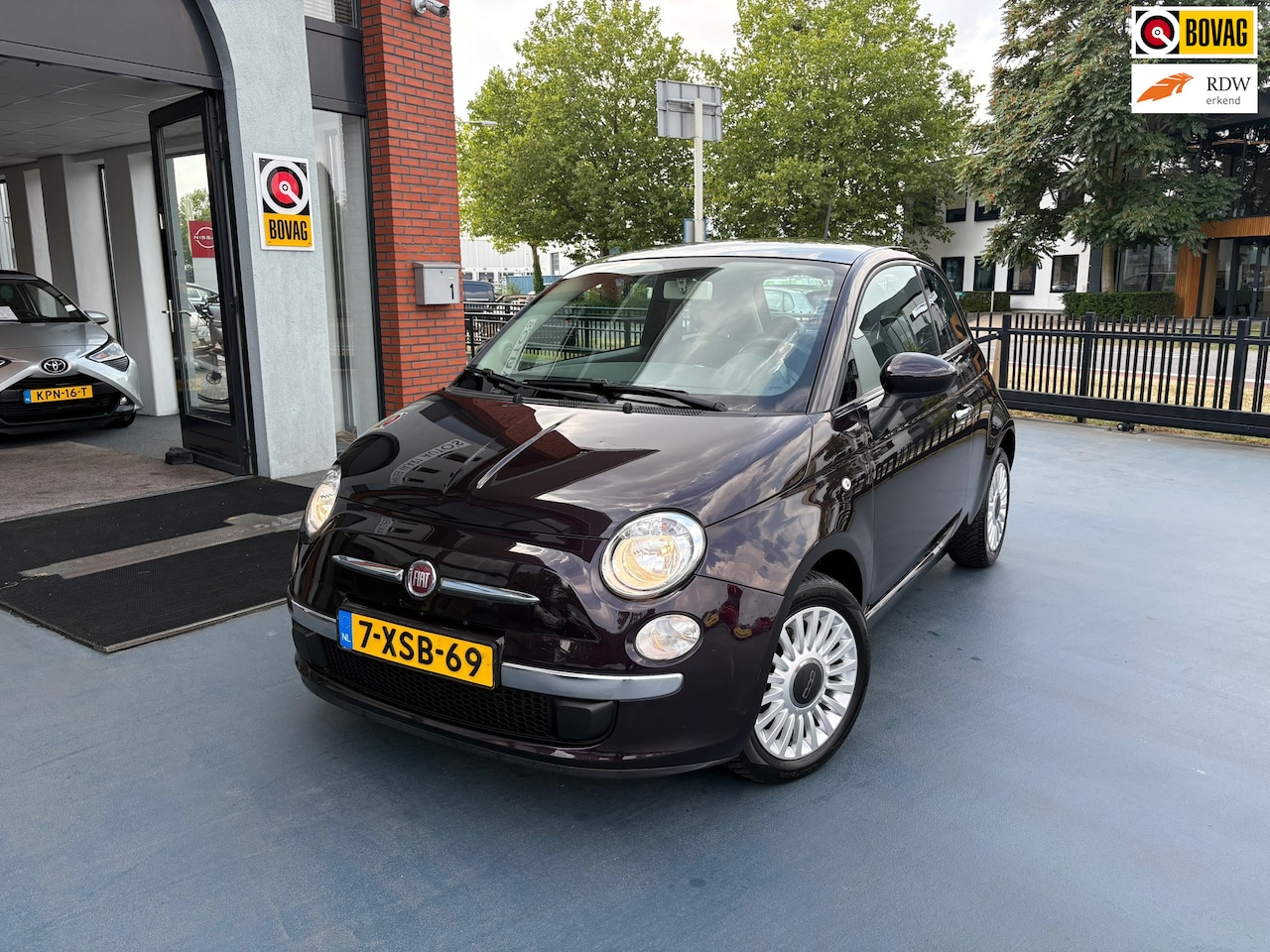 Fiat 500 - 1.0 TwinAir Lounge AIRCO PANO LMV - AutoWereld.nl