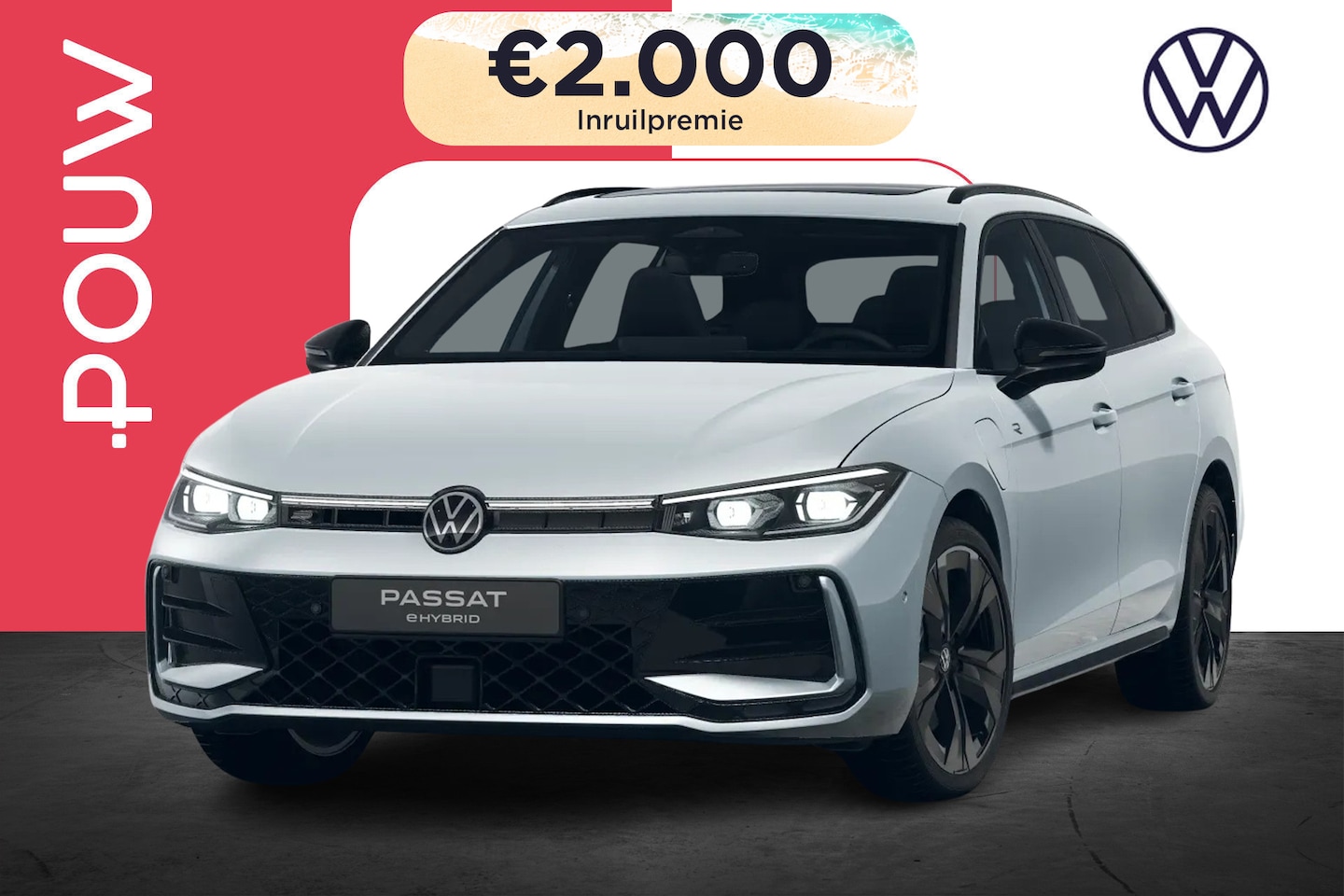 Volkswagen Passat Variant - 1.5 eHybrid 272pk R-Line Edition | Black Style Pakket | 19 Inch Rotterdam - AutoWereld.nl