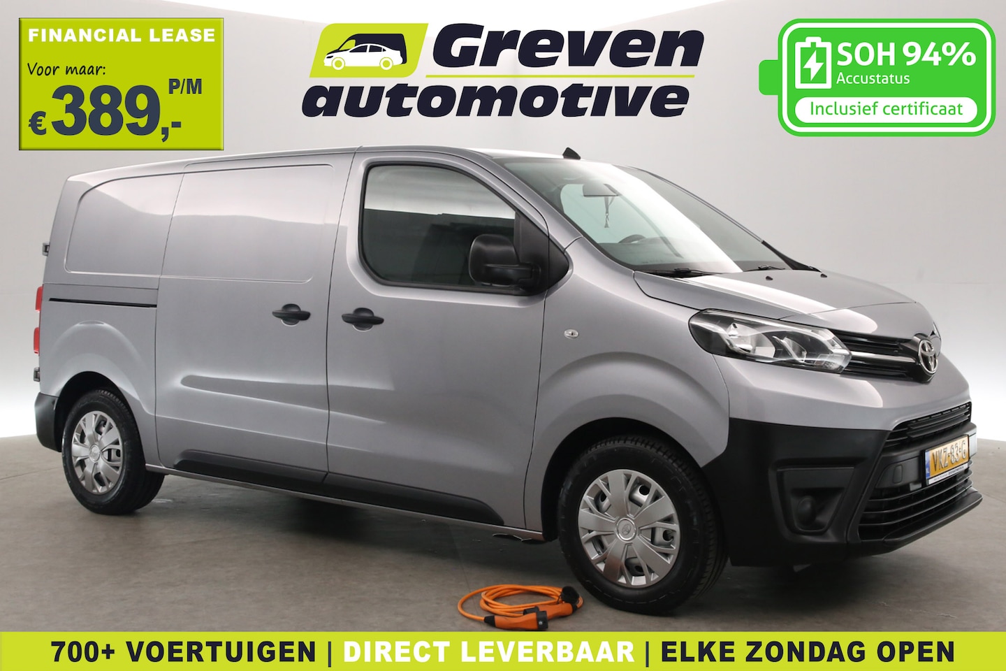 Toyota ProAce Electric Worker - Extra Range 75 kWh L2H1 | Snelladen | SOH 94% | Airco | Cruise | Carplay | 3 Zits | Navi - AutoWereld.nl