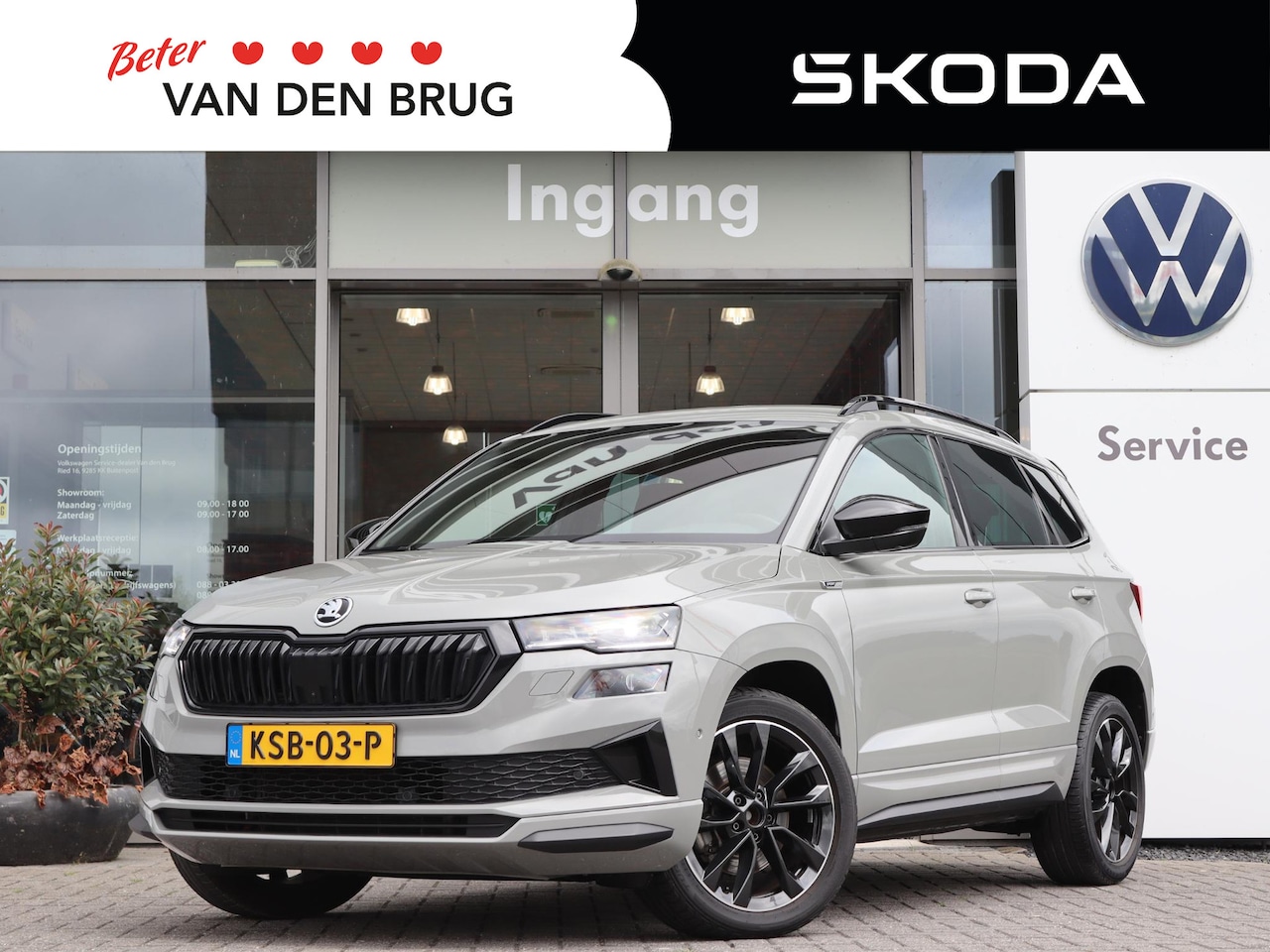 Skoda Karoq - 1.5 TSI 150 pk DSG ACT Sportline Business | Navigatie | SmartLink | LED | 360 Camera | Ele - AutoWereld.nl