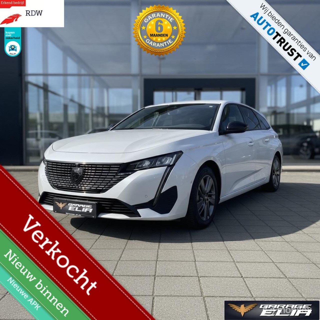 Peugeot 308 SW - 1.2 PURETECH 130 EAT8 ALLURE 2024|Garantie - AutoWereld.nl