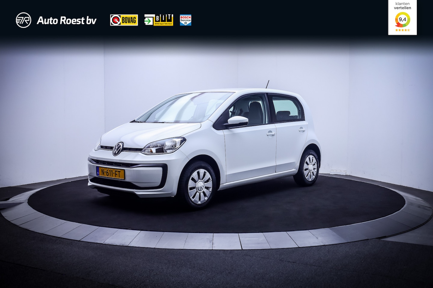 Volkswagen Up! - 1.0 CAMERA | CLIMA | TOMTOM | LANE ASSIST | DAB | PDC | CRUISE | BLUETOOTH - AutoWereld.nl