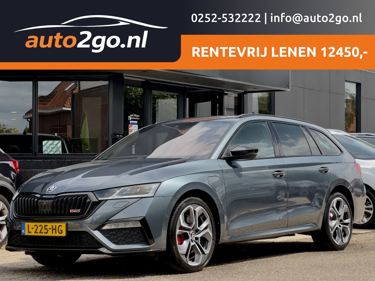 Skoda Octavia Combi - 1.4 TSI AUT6 RS iV PHEV LEDER NAVI DIGI-DASH APPLE-CARPLAY LED LMV PDC - AutoWereld.nl