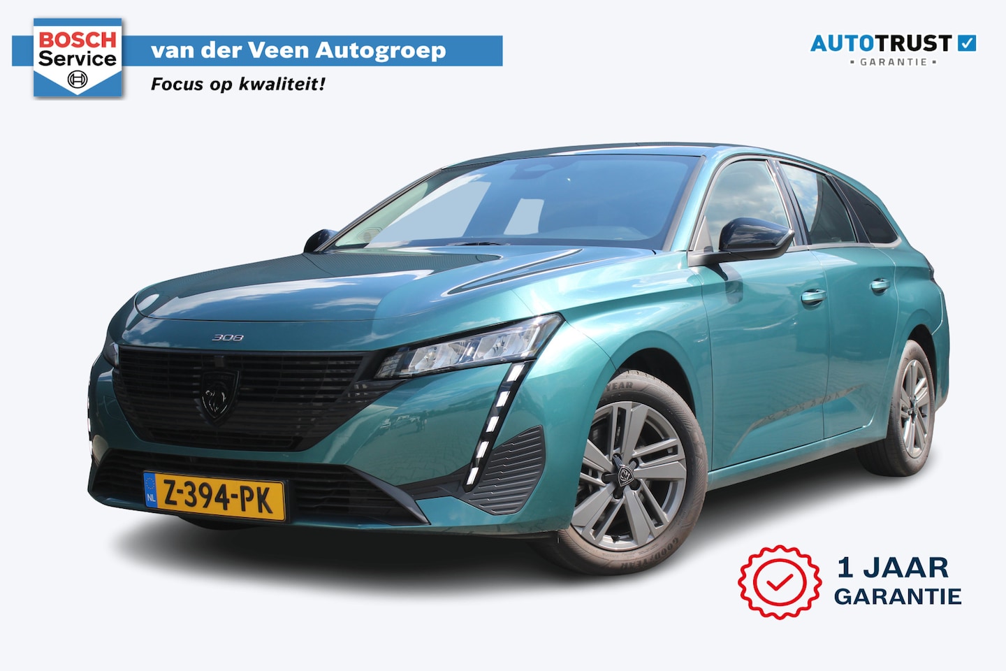 Peugeot 308 SW - 1.2T 130PK | Active Pack Business | Incl. 12 maanden garantie | Adaptieve cruise control | - AutoWereld.nl