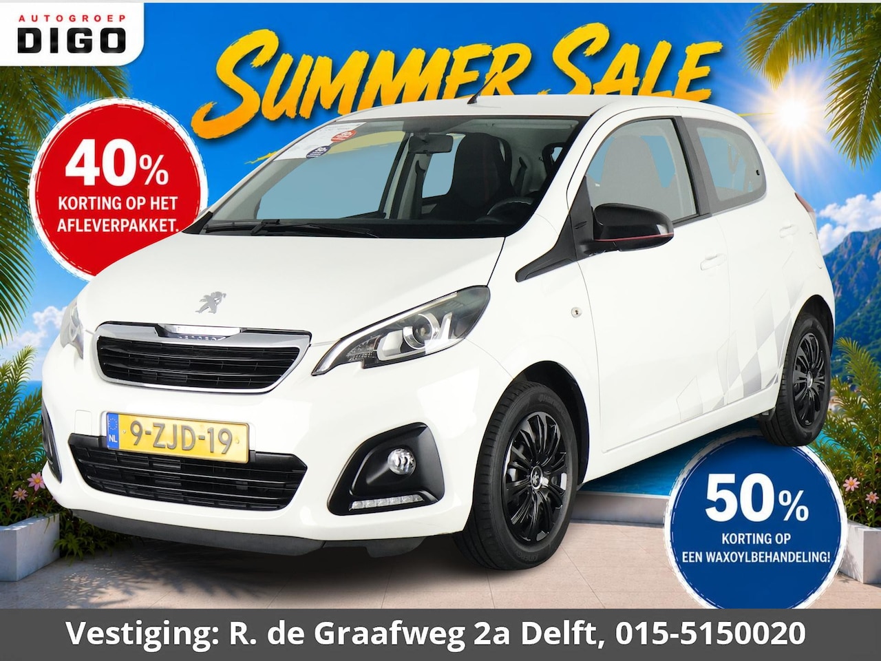 Peugeot 108 - 1.0 e-VTi Active Sport | 5 deurs | Airco | Mistlampen voor | - AutoWereld.nl