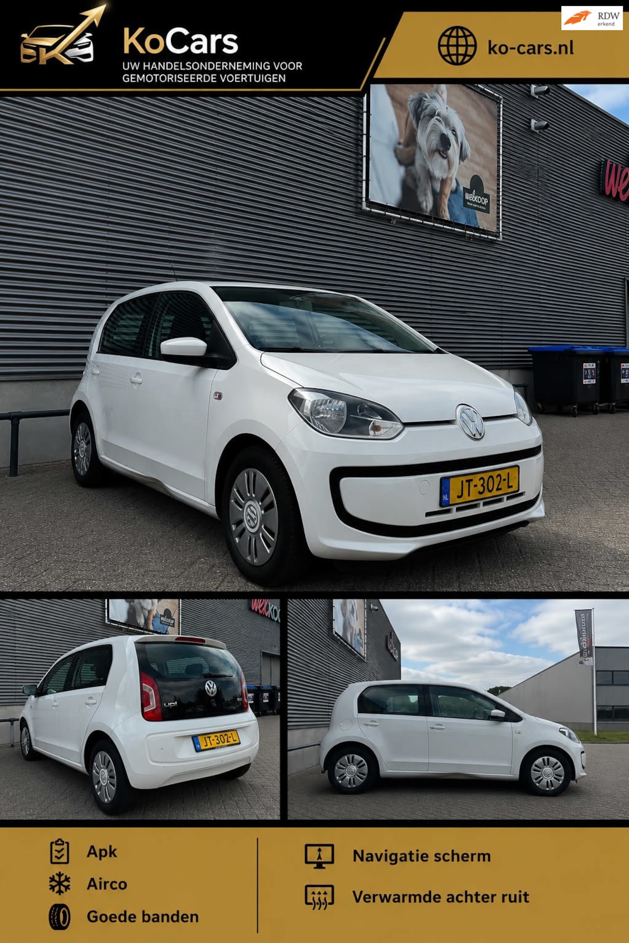 Volkswagen Up! - / Apk / Airco / Multimedia / Navigatie - AutoWereld.nl
