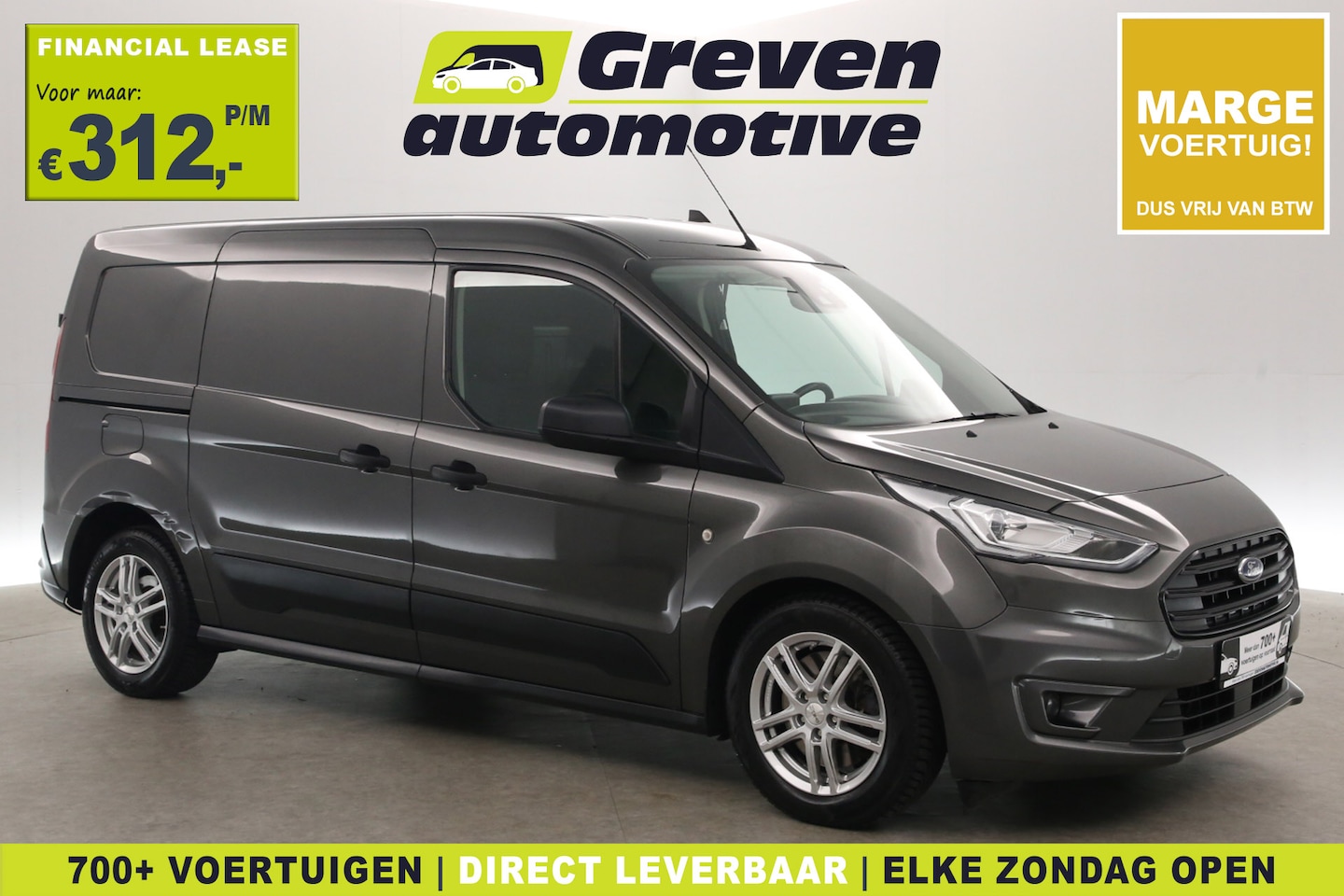 Ford Transit Connect - 1.5 L2 120PK | Marge | Automaat | Airco | Cruise | Camera | Carplay | Navi | Parkeersens. - AutoWereld.nl
