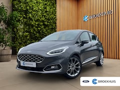 Ford Fiesta - 1.0 EcoBoost Vignale Lage KMstand | Leder | Carplay | Stoel- stuurverw. | Adaptieve cruise