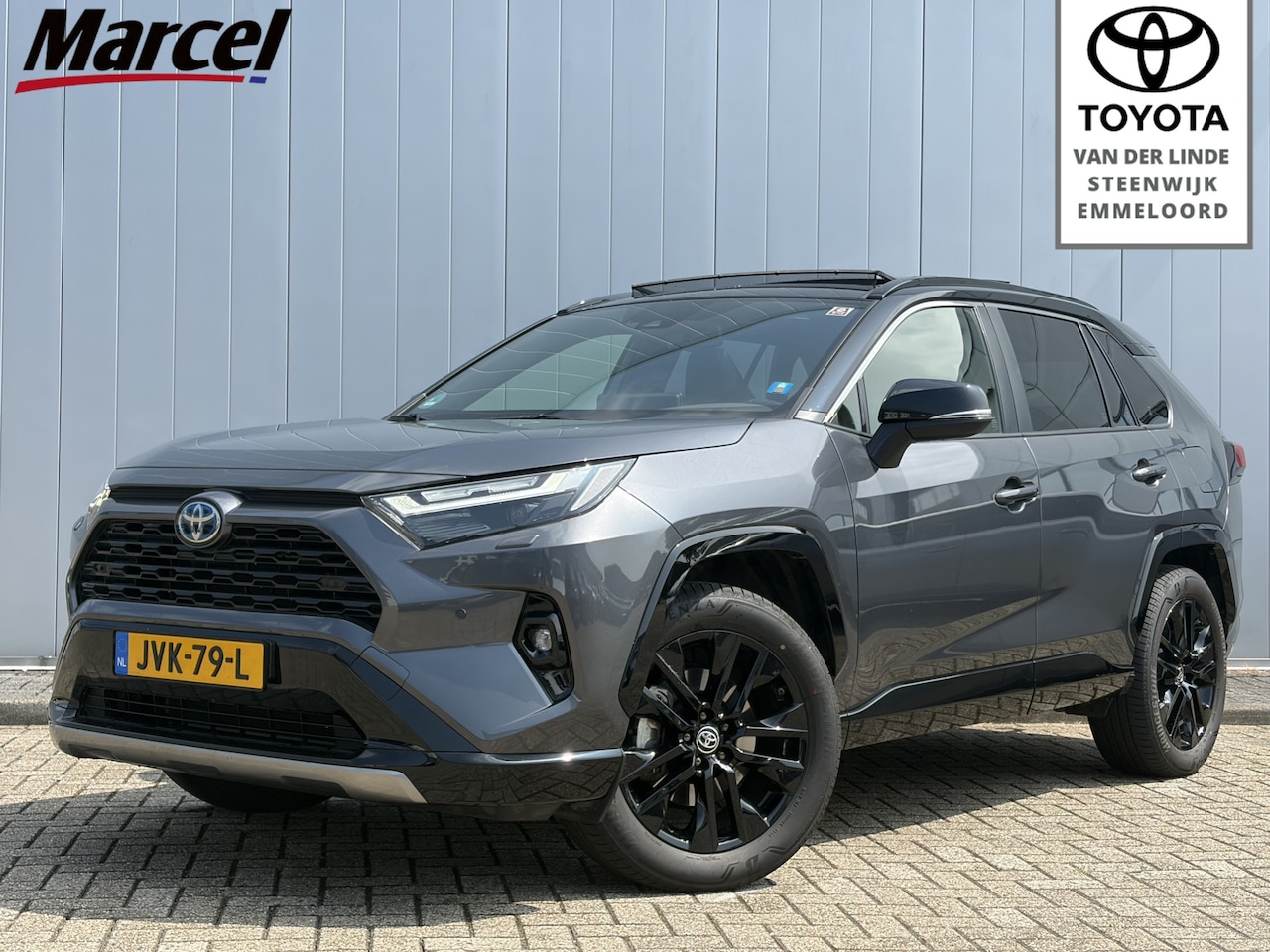 Toyota RAV4 - 2.5 Hybrid AWD Bi-Tone Panoramadak Trekhaak 1650KG Treklast PDC - AutoWereld.nl