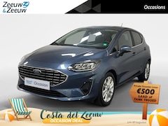 Ford Fiesta - 1.0 EcoBoost Hybrid Titanium NAVI AIRCO CAMERA CRUISE CONTROLE STOELVERWARMING LM VELGEN A