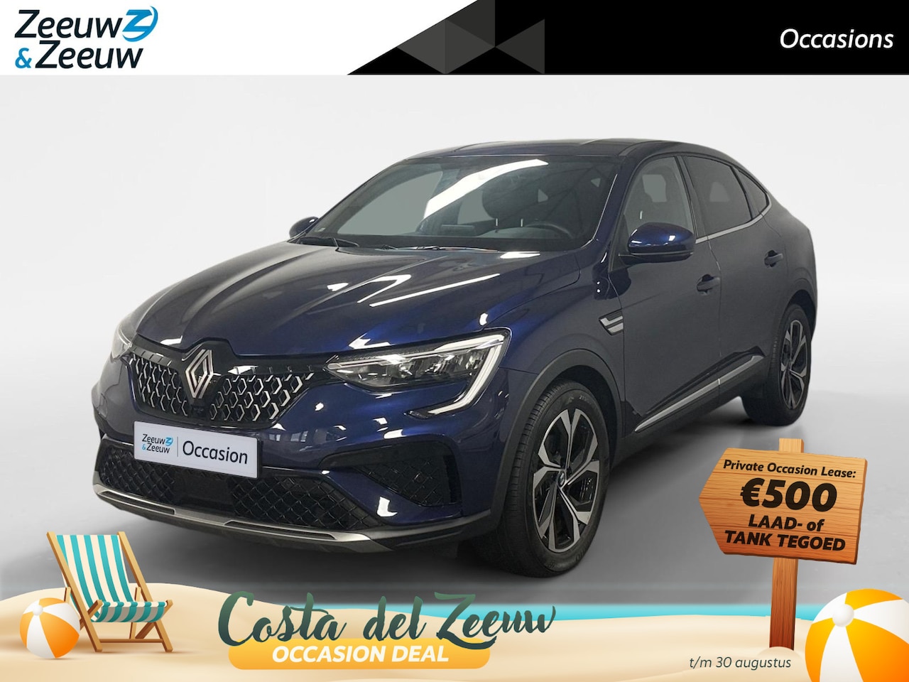Renault Arkana - 1.6 E-Tech full hybrid 145 techno AUTOMAAT NAVI AIRCO CAMERA CRUISE CONTROLE APPLE CARPLAY - AutoWereld.nl