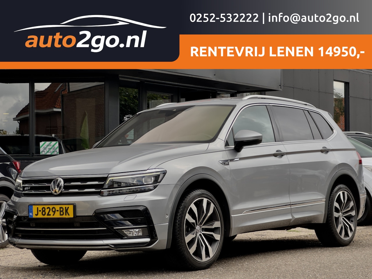 Volkswagen Tiguan Allspace - 1.5 TSI AUT7 3x R-LINE 7PERS PANODAK 20 INCH-LMV NAVI CAMERA DIGI-DASH APPLE-CARPLAY LED P - AutoWereld.nl