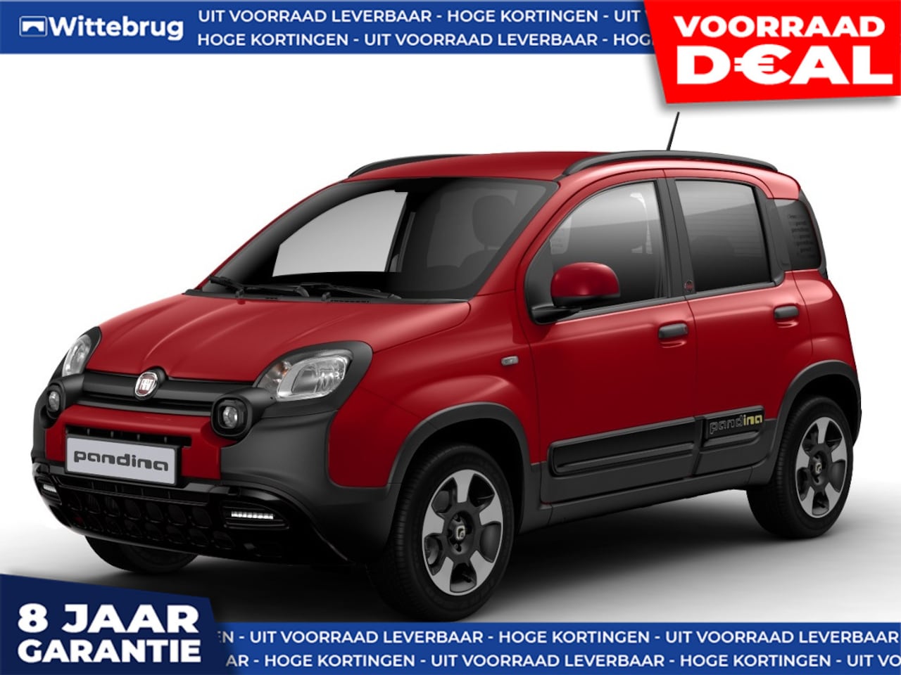 Fiat Pandina - 1.0 Cross DIRECT RIJDEN - RIJKLAAR - 8 JAAR GARANTIE - AutoWereld.nl