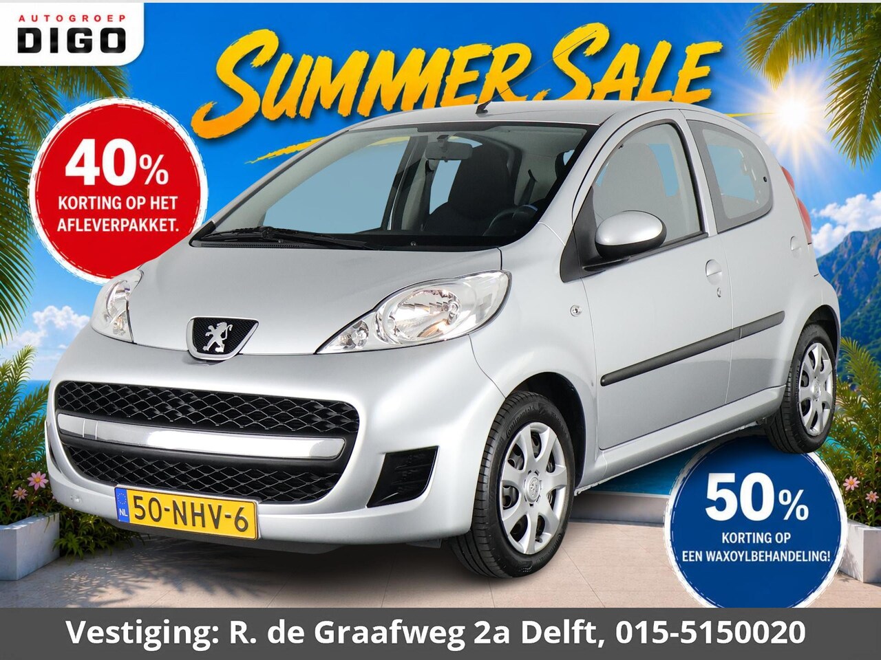 Peugeot 107 - 1.0-12V Urban Move | Airco | Radio/AUX/CD-speler | Elektrische ramen | - AutoWereld.nl