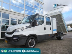 Iveco Daily - 35C14D 2.3 100KW EURO6 410 DOKA Dubbelcabine Kipper + Kist / Box