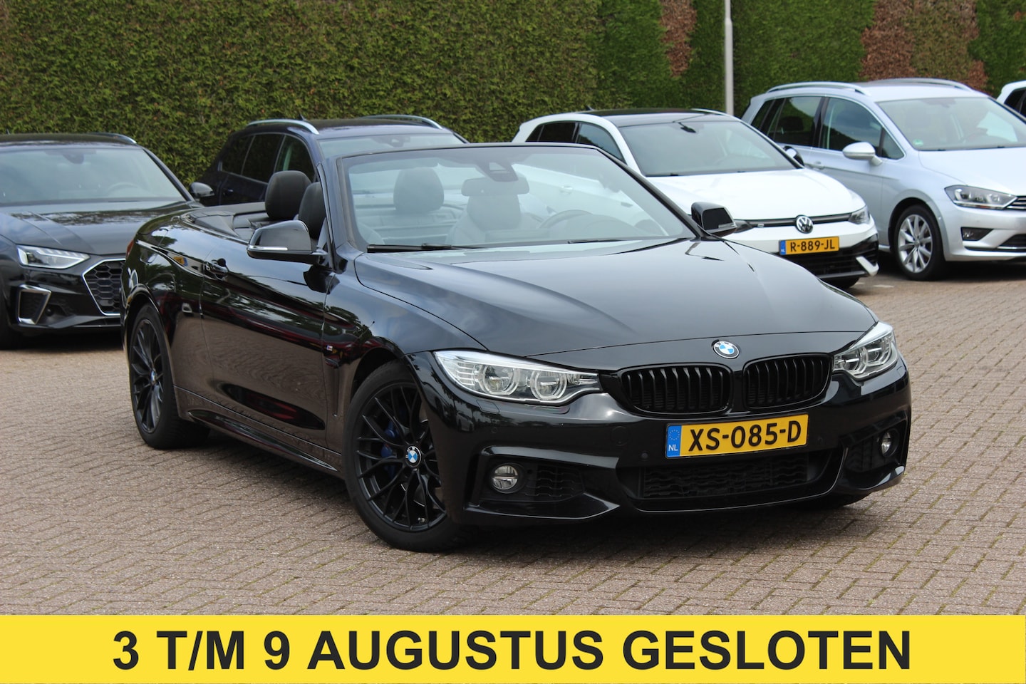 BMW 4-serie Cabrio - 435i High Exe. M Sport / Akrapovic / Camera / Head-up / Leder / Windscherm / Nekverwarming - AutoWereld.nl