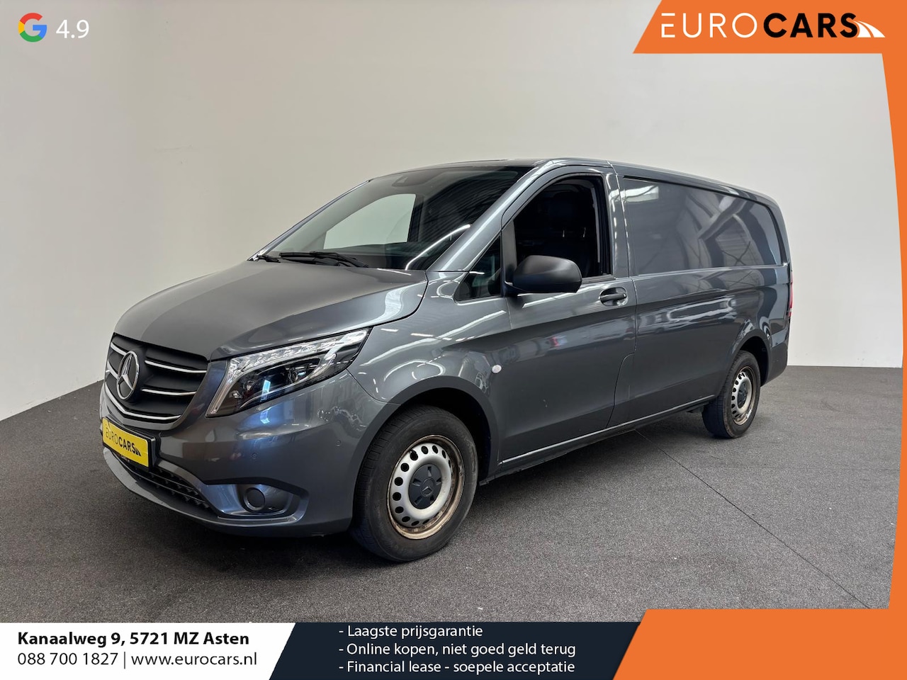 Mercedes-Benz Vito - 114 CDI Extra Lang Automaat Airco ACC Camera Navigatie Apple Carplay/Android Auto Trekhaak - AutoWereld.nl