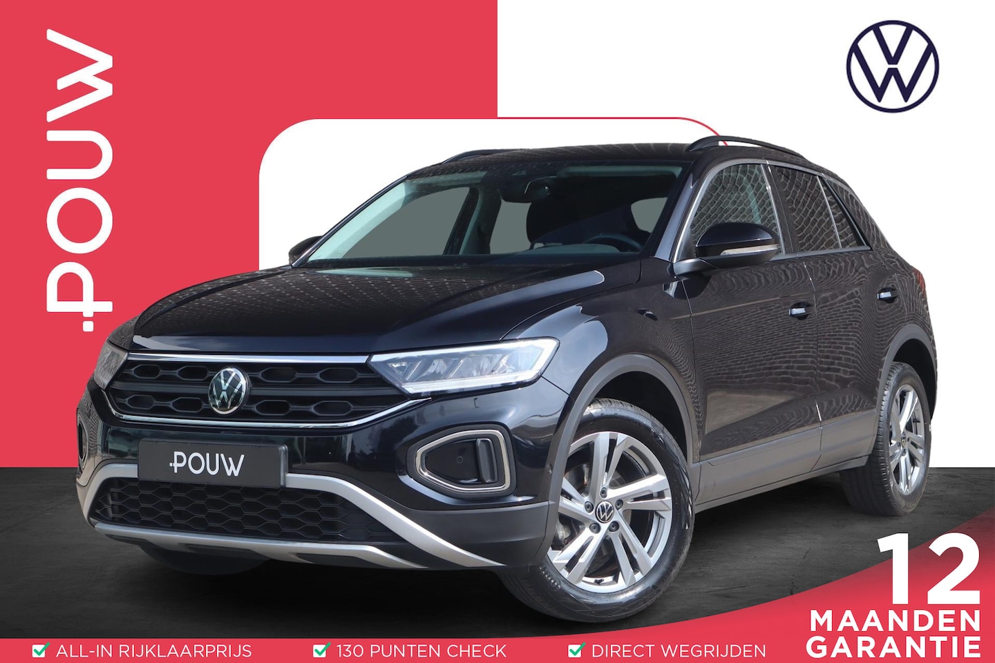 Volkswagen T-Roc - 1.0 TSI 110pk Life | Cruise Control Adaptief | LED Koplampen | Achteruitrijcamera - AutoWereld.nl