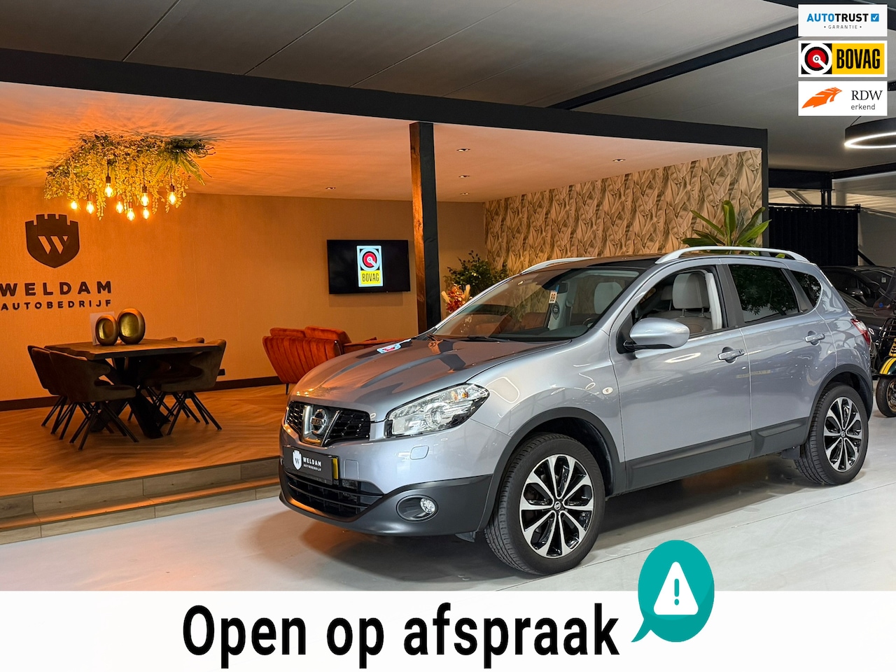 Nissan Qashqai - 2.0 Tekna|Trekhaak|Pano|Bose|Leder|Camera|Keyless|18Inch|Rijklaar - AutoWereld.nl