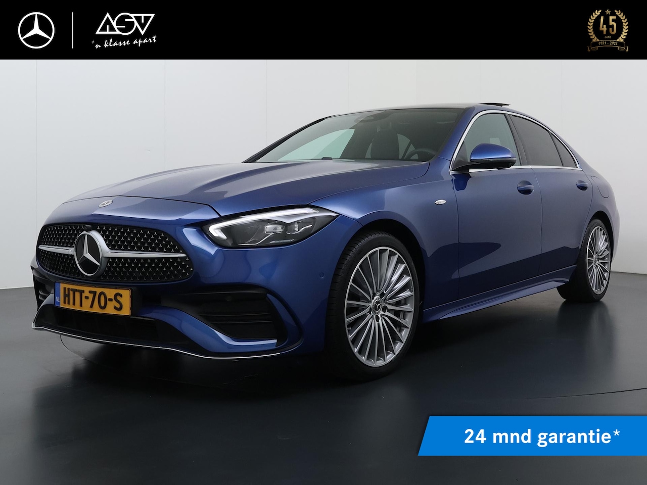 Mercedes-Benz C-klasse - 300 e AMG Business Solution | Panorama - Schuifdak | Memory Seats | 360° Camera | 19" AMG - AutoWereld.nl