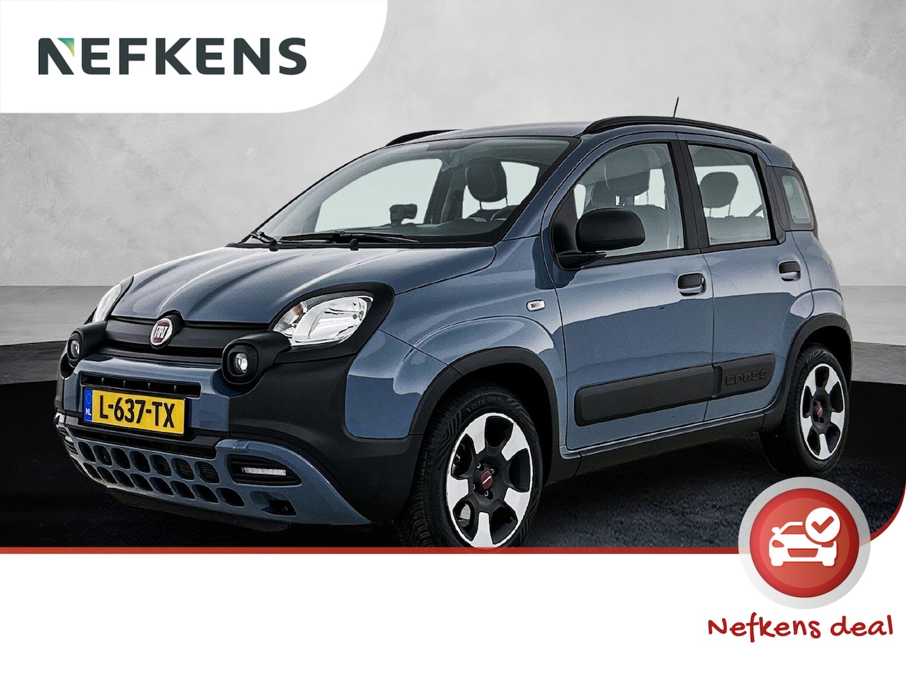 Fiat Panda - 1.0 Hybrid City Cross | Airco | Climate Control | Half Leder half Stof | - AutoWereld.nl