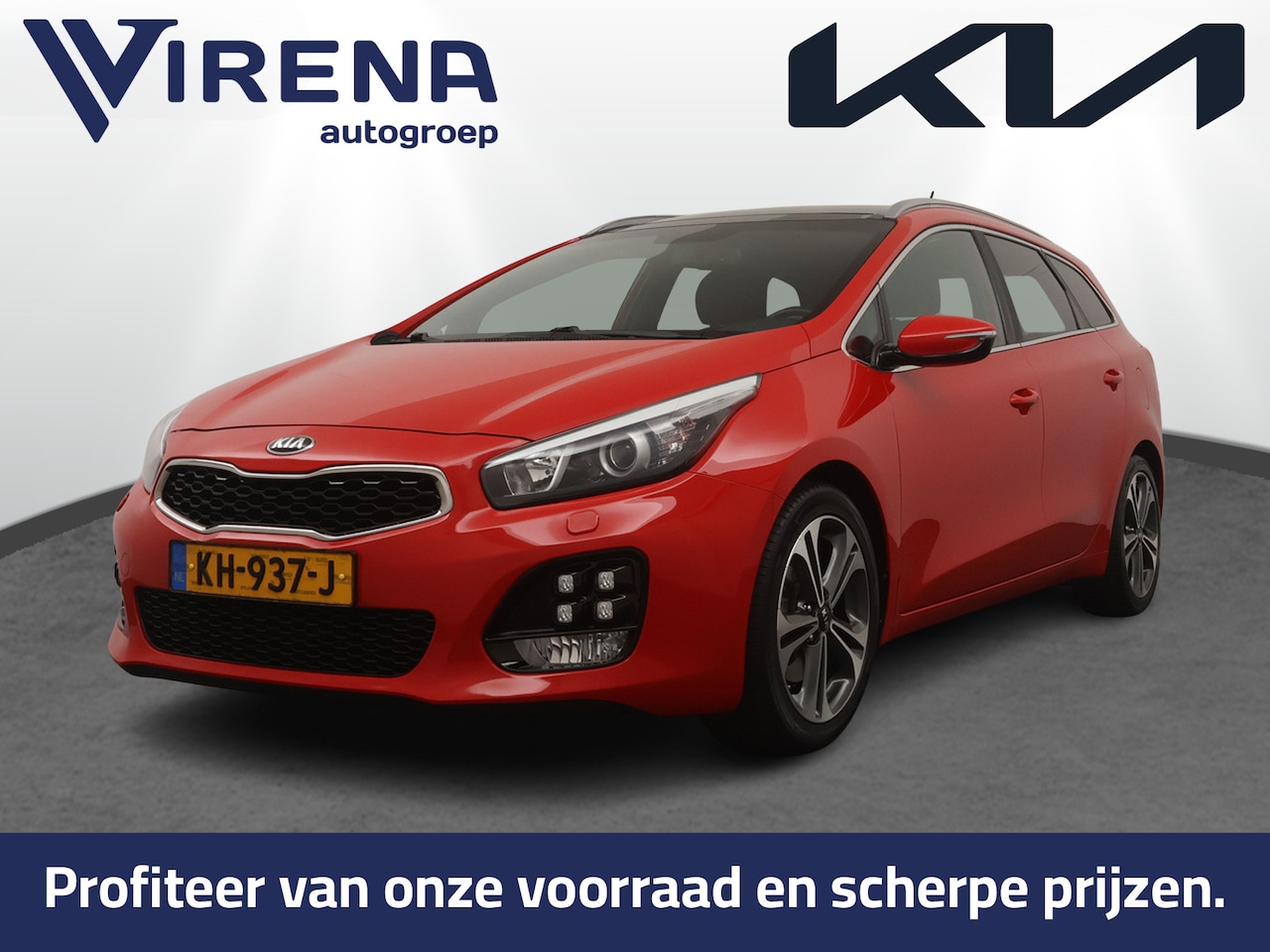 Kia Cee'd Sportswagon - 1.0 T-GDi GT-Line - Schuif/kantel dak - Lichtmetalen velgen - Navigatie - Camera Virena Ze - AutoWereld.nl