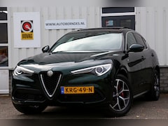 Alfa Romeo Stelvio - 2.0 T 280PK Q4 AWD Ti*Perfect Alfa Onderh.*Pano/ACC met stuurhulp/Leder/Stoelverw./Stuurve