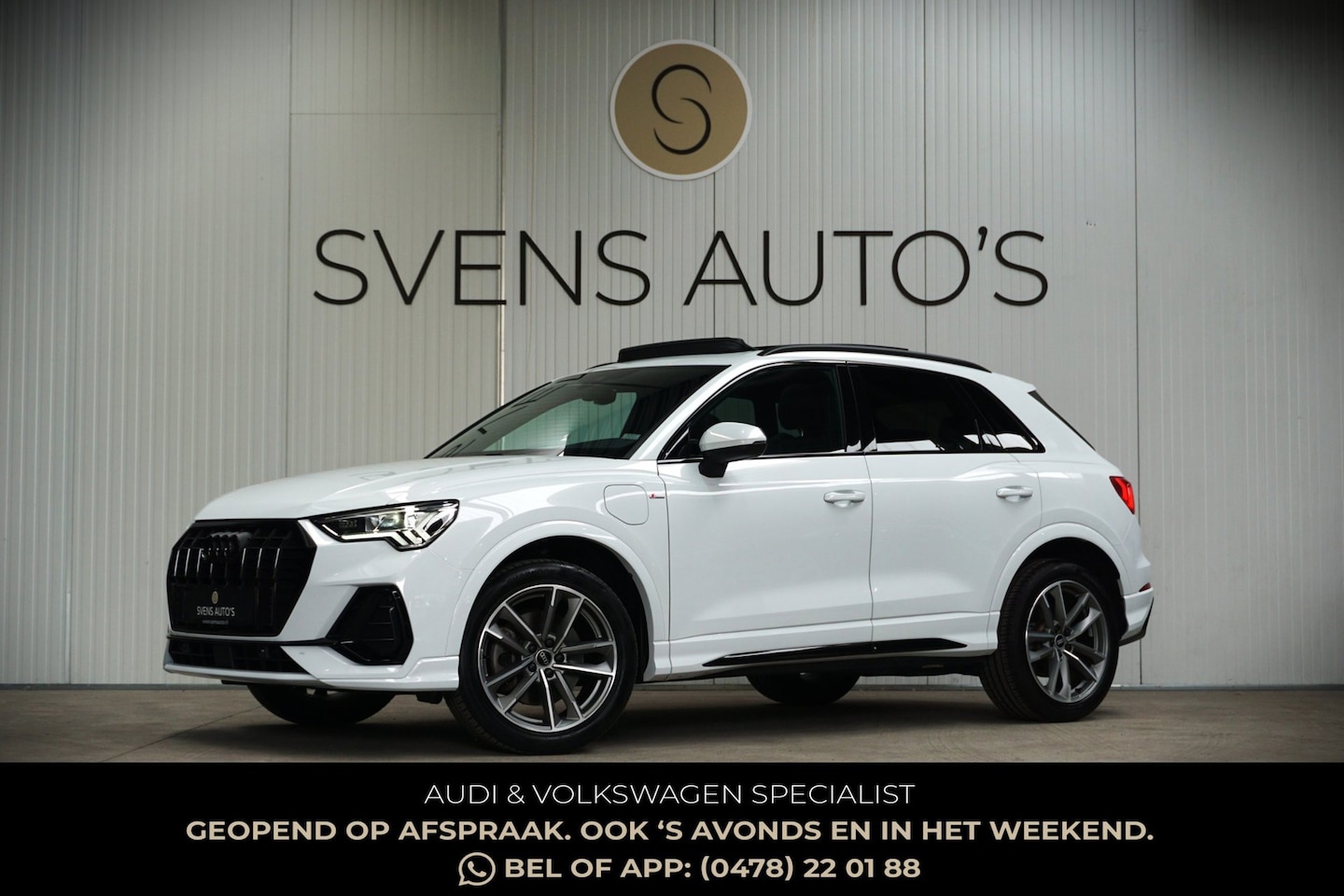 Audi Q3 - 45 TFSIe S-Line Black Ed. Panodak|Trekhaak|Keyless|Carplay - AutoWereld.nl