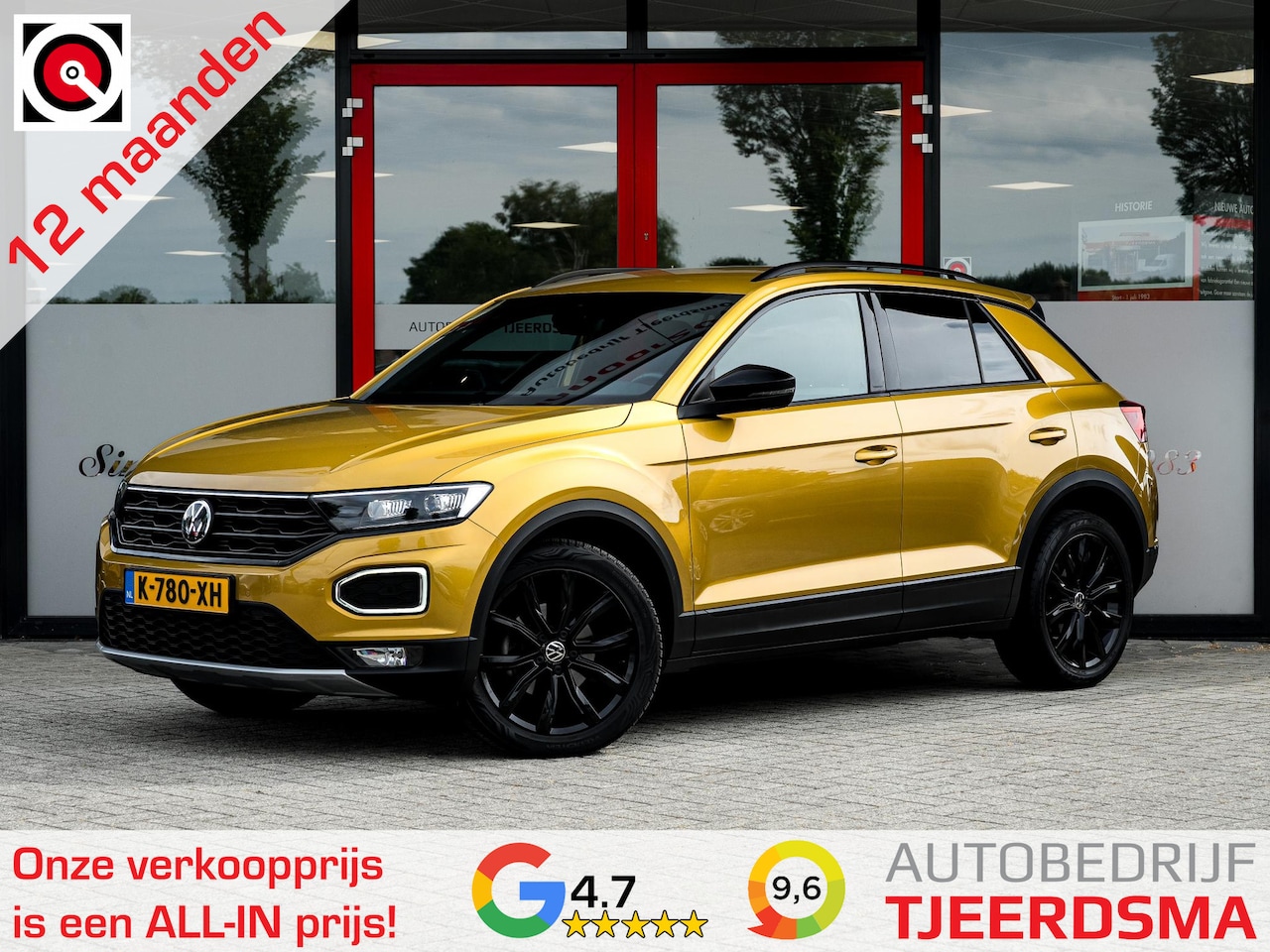 Volkswagen T-Roc - 1.5 TSI Sport | Trekhaak | Black Optic | Origineel NL | 2e Eigenaar | Stoelverwarming | Ca - AutoWereld.nl