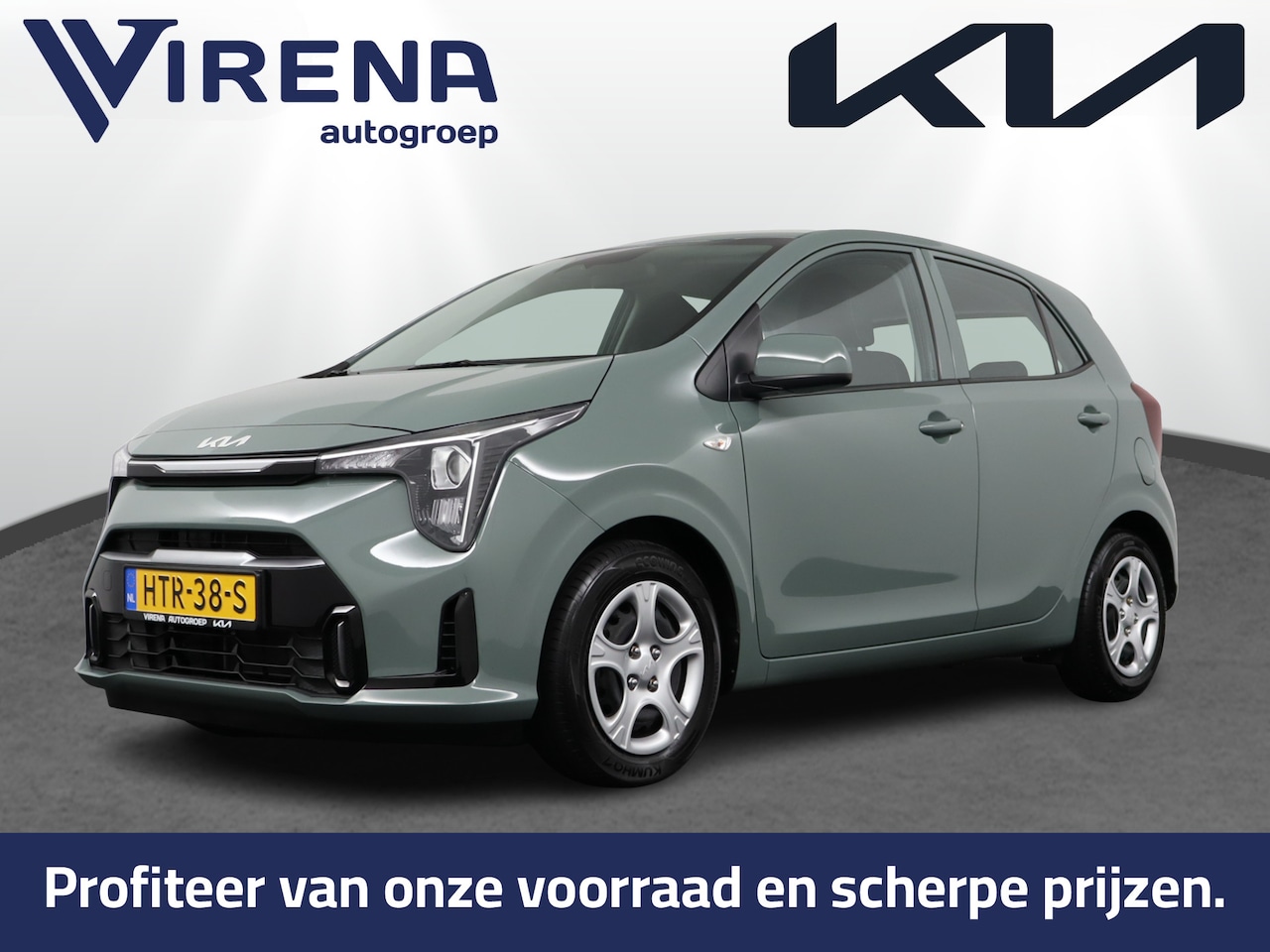 Kia Picanto - 1.0 DPI DynamicLine - Airco- Cruise Control - DAB - Navigatie -Apple Carplay/Android Auto - AutoWereld.nl