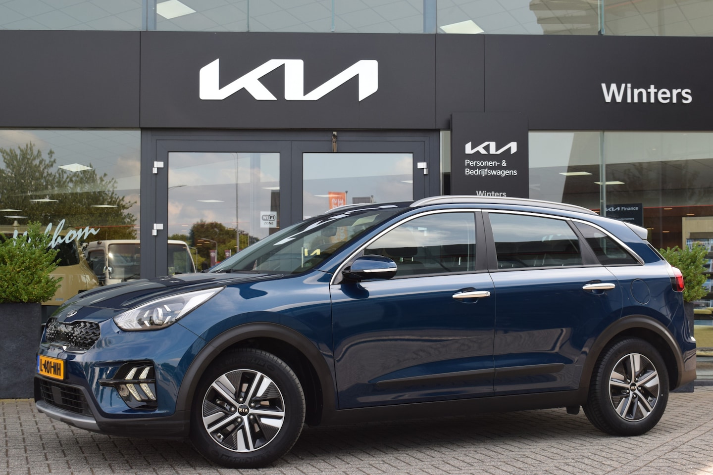 Kia Niro - 1.6 GDi Hybrid DynamicLine | Trekhaak | Navigatie | Camera | Climate | Adaptive Cruise | A - AutoWereld.nl