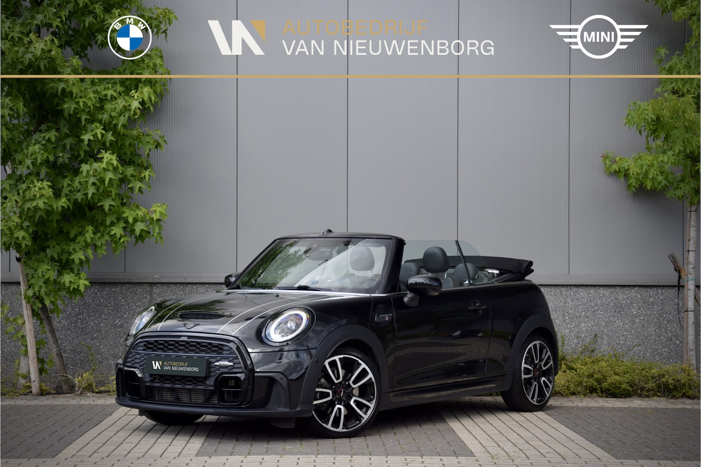 MINI Cabrio - 2.0 Cooper S John Cooper Works | Harman-Kardon | Head-Up | Camera | Lederen Sportstoelen - AutoWereld.nl