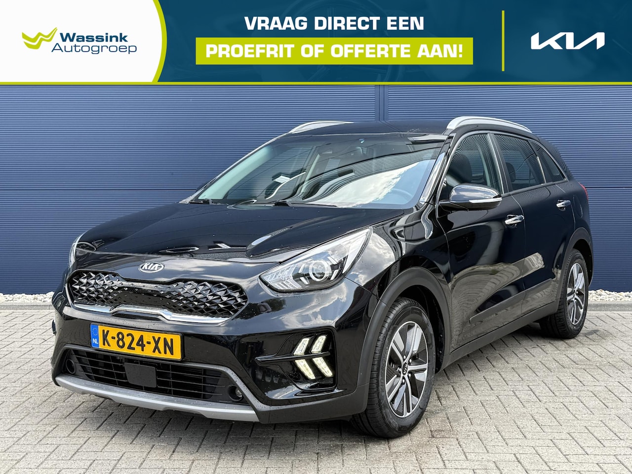 Kia Niro - 1.6 GDi Hybrid DynamicLine | Navigatie | Apple Carplay/Android Auto | Camera | Climate Con - AutoWereld.nl