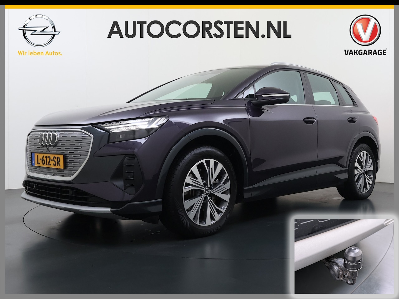 Audi Q4 e-tron - 40 Launch Edition Advanced 82kWh Trekhaak Sportstoelen+Verwarmd Apple Carplay Android Auto - AutoWereld.nl