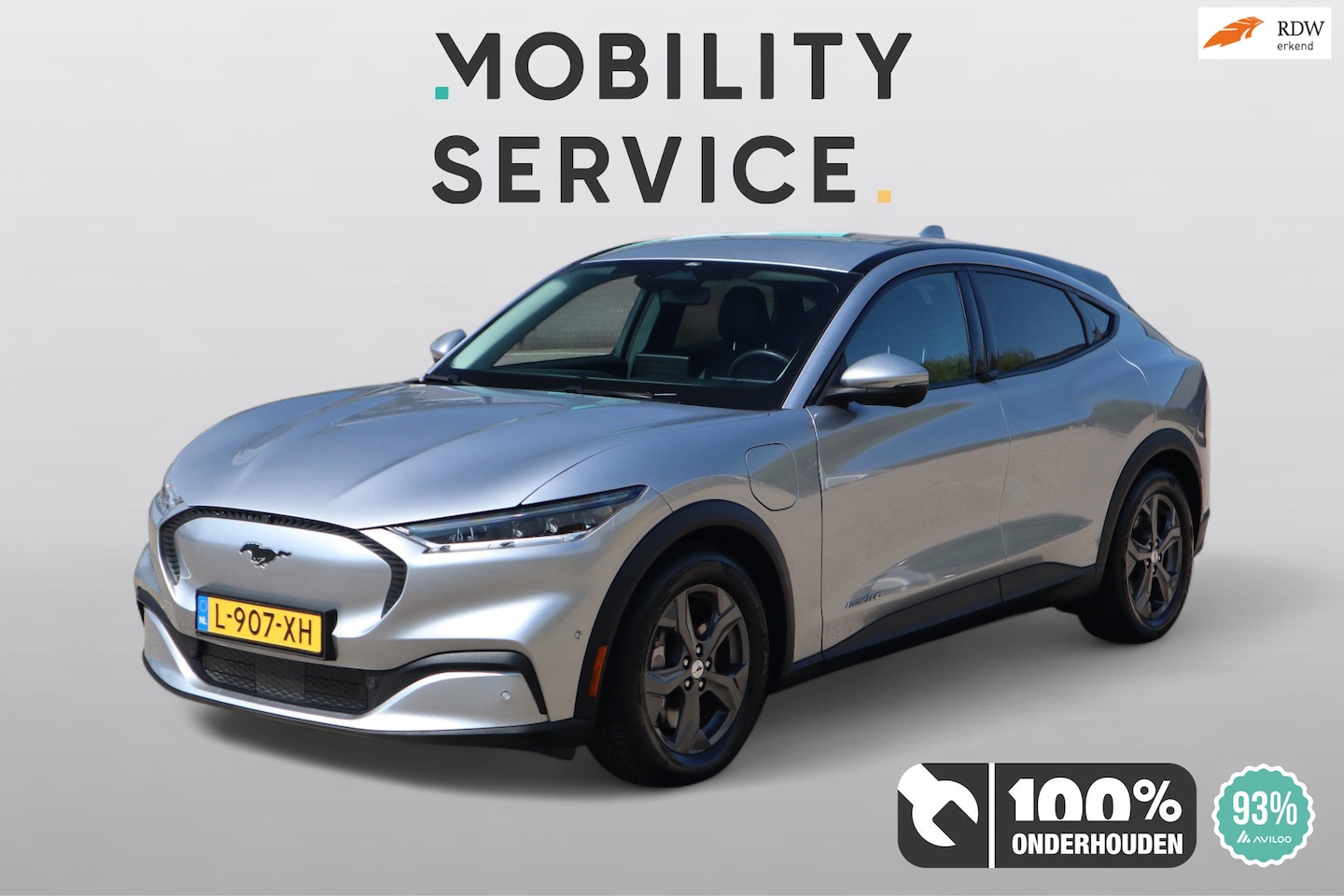 Ford Mustang Mach-E - RWD 75 kWh SOH93% Leder LED ACC CarPlay - AutoWereld.nl