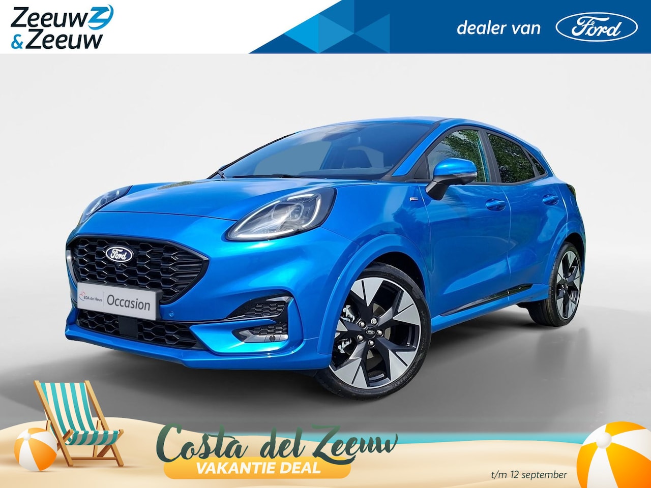 Ford Puma - 1.0 EcoBoost Hybrid ST-Line X | Winterpack | Driver assistancepack | 19" Lichtmetaal | 360 - AutoWereld.nl