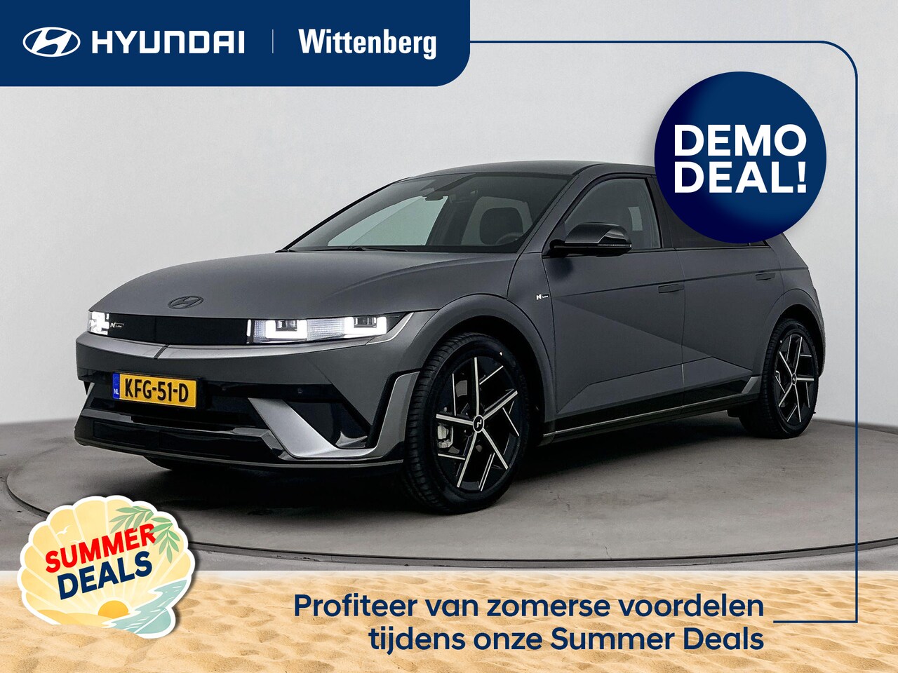 Hyundai IONIQ 5 - N Line Business 84 kWh | 20 inch Lichtmetalen velgen | N-line exterieur en interieur | War - AutoWereld.nl