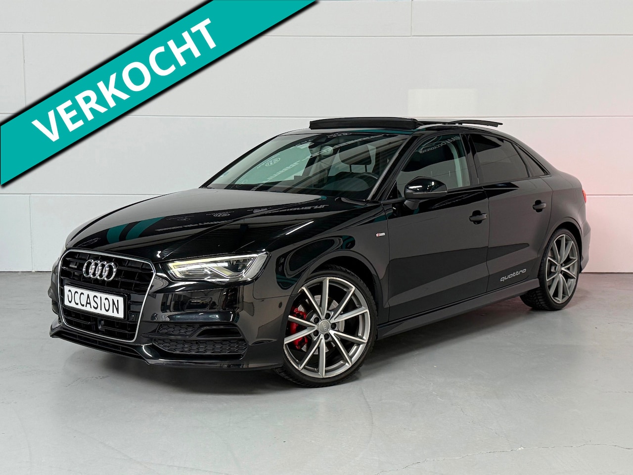 Audi A3 Limousine - 1.8 TFSI Quattro S-Line Pano LED Navi ACC Lane Stoelvw Vol - AutoWereld.nl