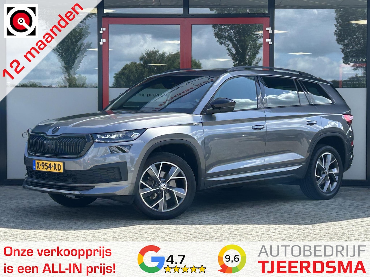 Skoda Kodiaq - 1.5 TSI Sportline Business 7p. | Trekhaak Wegklapbaar | Achteruitrijcamera | Navigatie | V - AutoWereld.nl