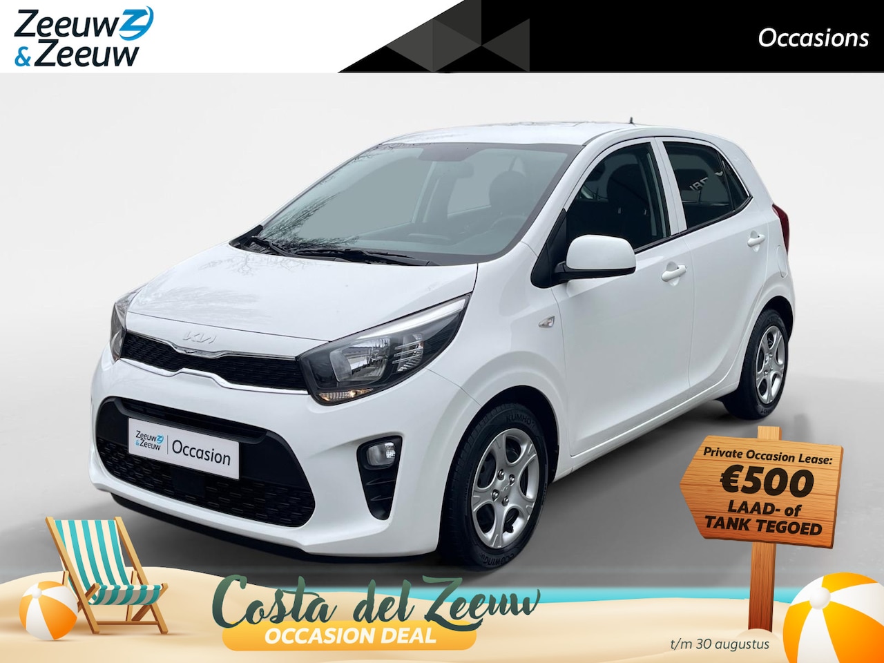 Kia Picanto - 1.0 DPi ComfortLine | Cruise control | Airco | Bluetooth | NAP - AutoWereld.nl