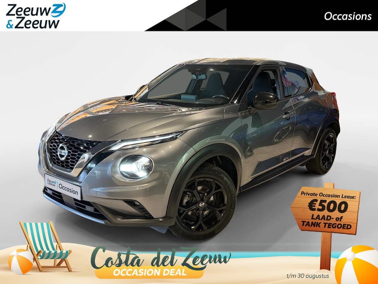 Nissan Juke - 1.0 DIG-T N-Connecta *Navi+Camera*Climate*Cruise*Parkeersensoren*Hoge Instap! - AutoWereld.nl