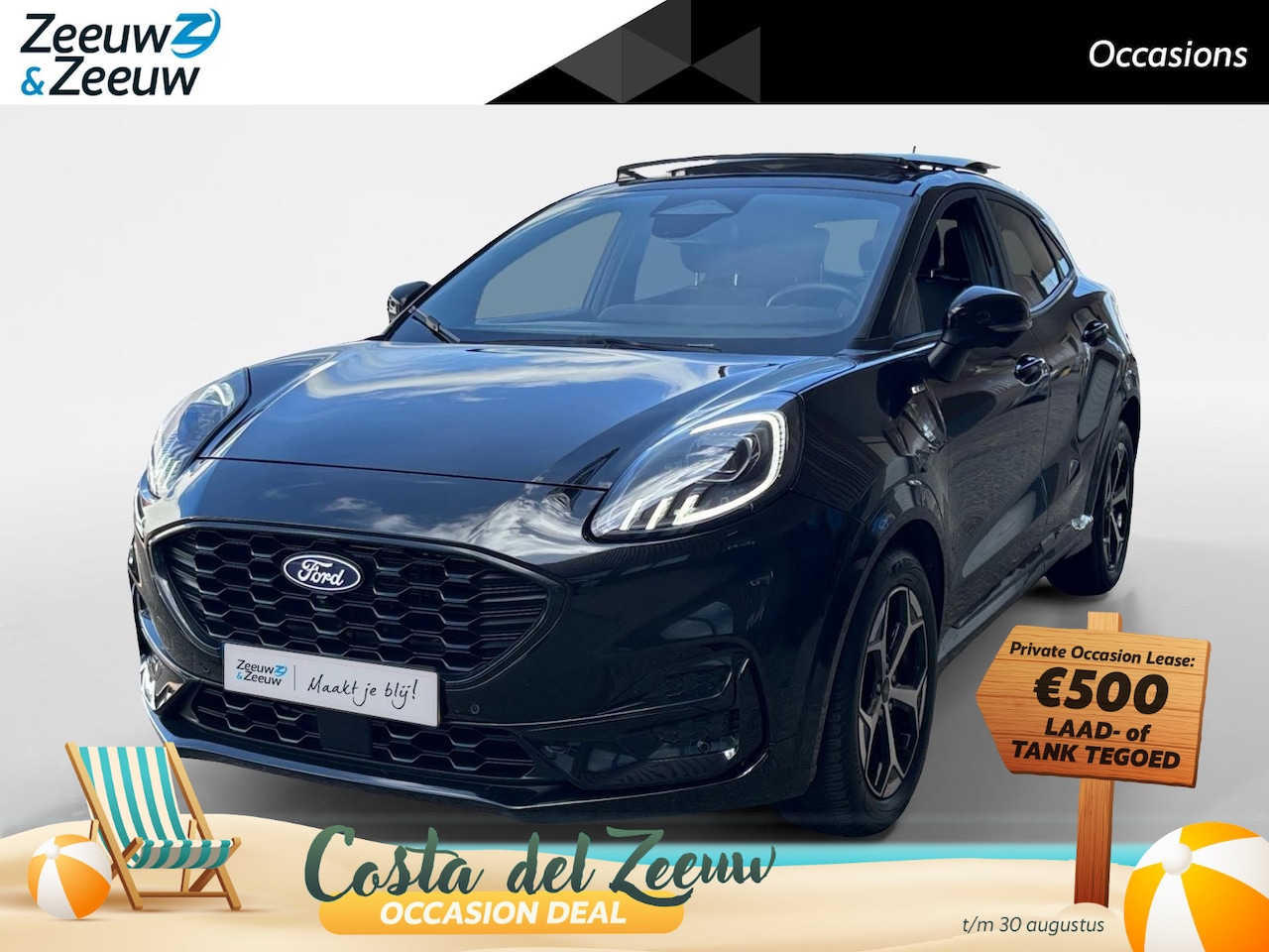 Ford Puma - 1.0 EcoBoost Hybrid ST-Line | Panorama dak| Winterpack | Driver Assistance Pack | - AutoWereld.nl